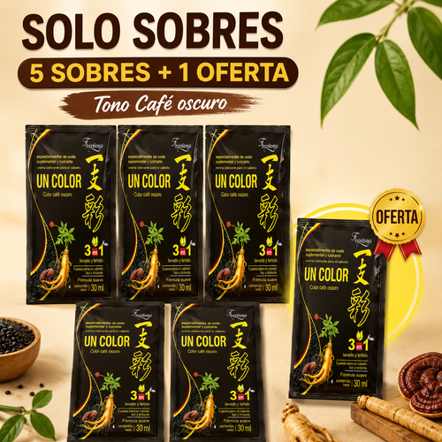 6 Sobres de Viaje Bubble Dye by MiTono — Oferta Exclusiva