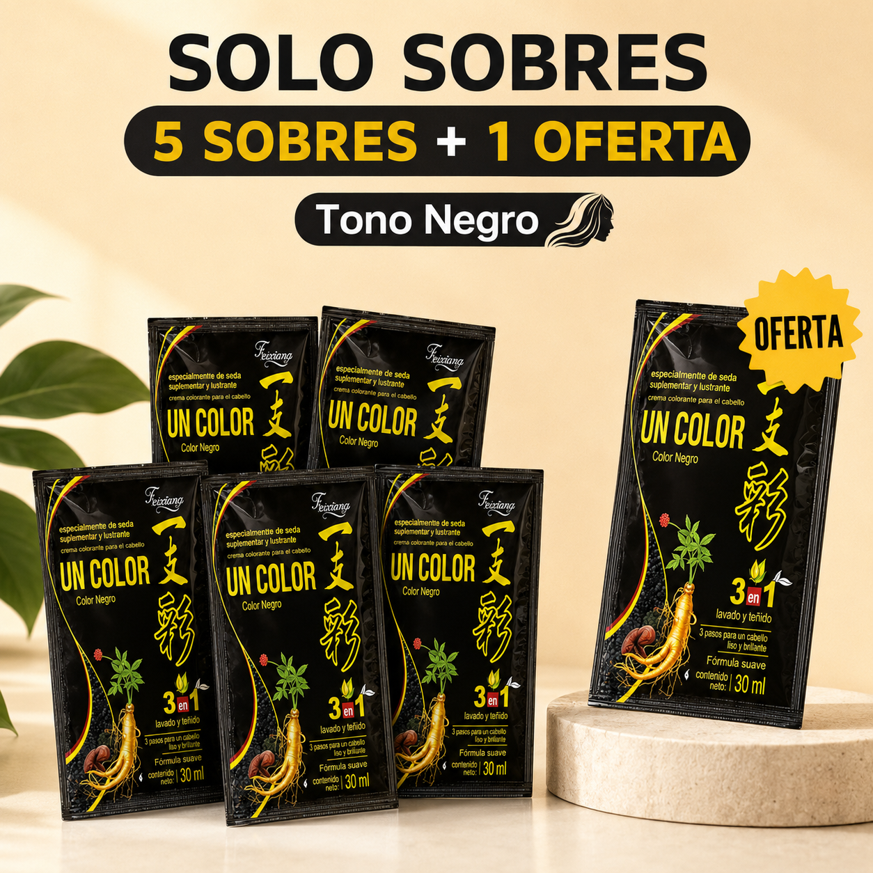 Sobres de Viaje MiTono, 5 sobres + 1 de oferta